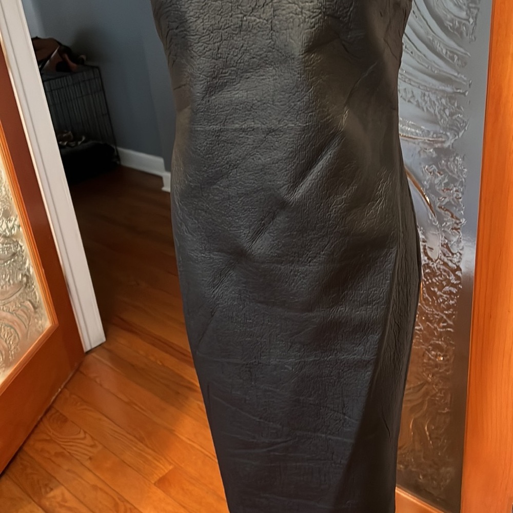 Black Pleather dress - Picture 3 of 13